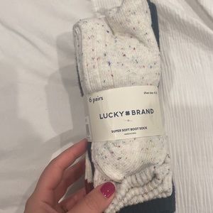 Lucky Brand Super Soft Boot Socks